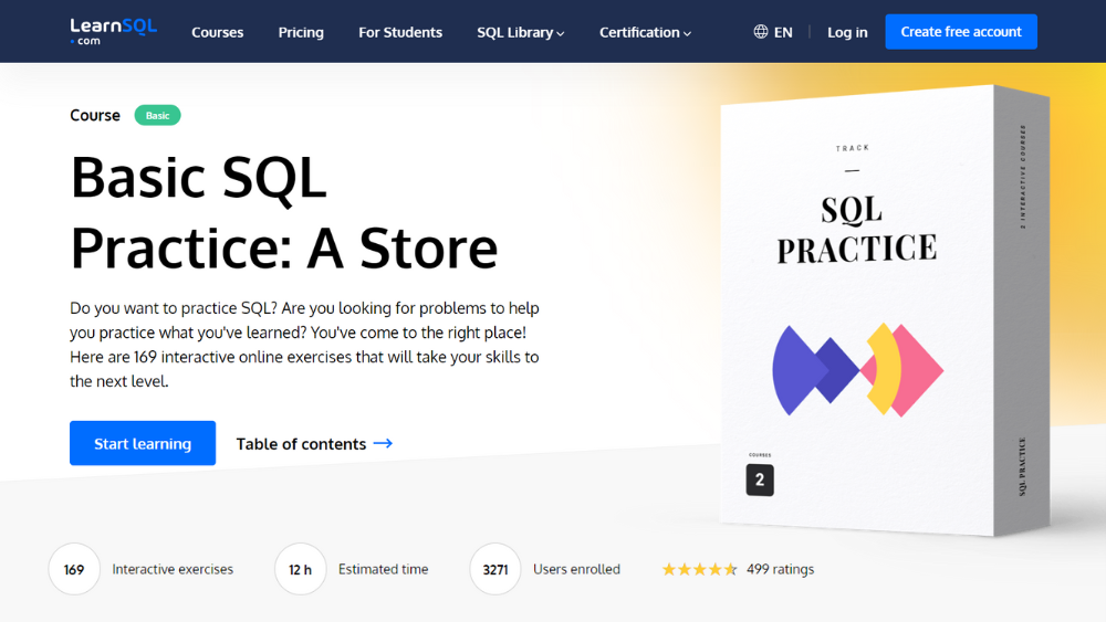 Basic Ejercicio de SQL: A Store