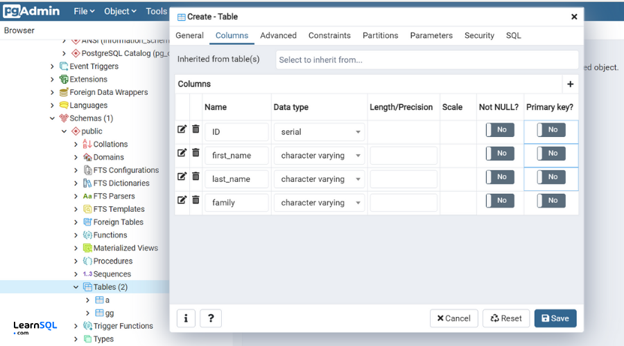 Cómo importar CSVs a PostgreSQL usando PgAdmin