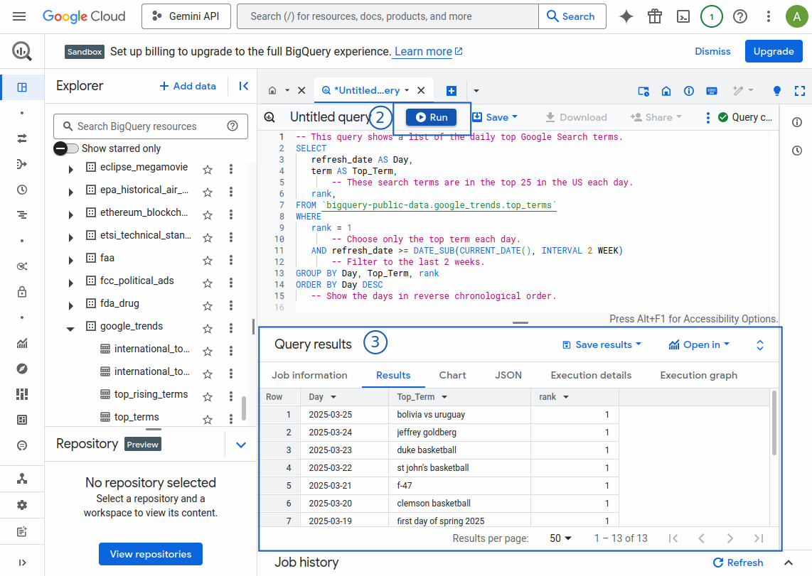 Cómo utilizar Google BigQuery 